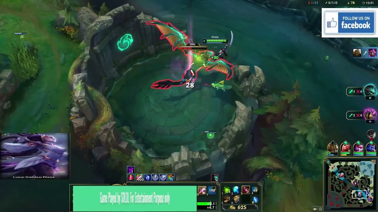 SR-Diana Vs Malphite