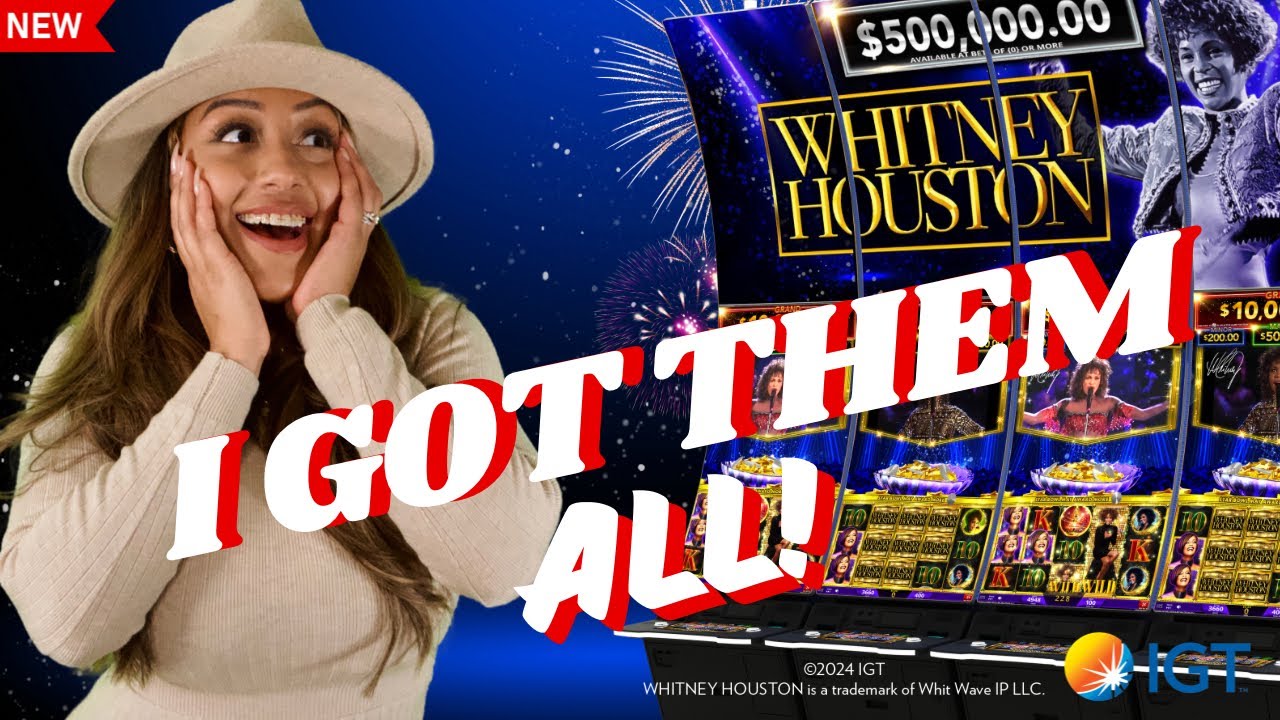 ‼️ I Got Them ALL! Whitney Houston Slot is SO Much Fun 🤩