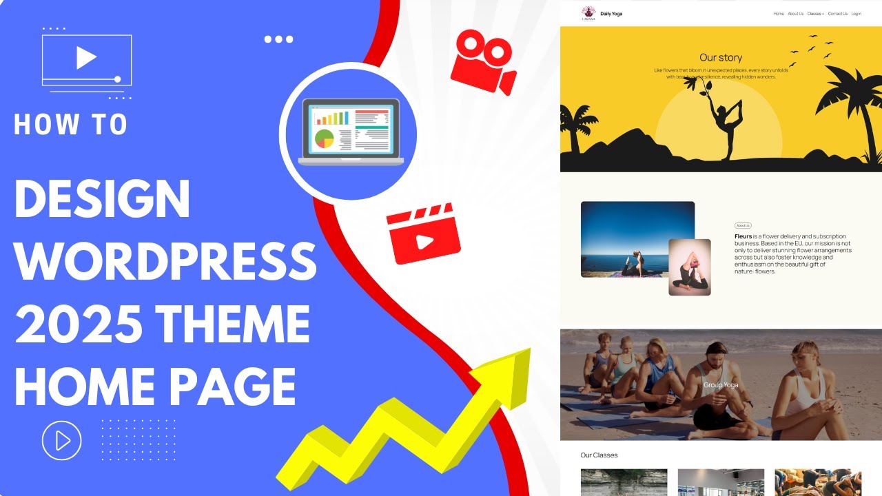 Учебное пособие по созданию домашней страницы с использованием темы WordPress Twenty Twenty Five ...