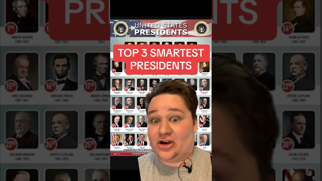 SMARTEST PRESIDENTS #history #usa #america #president #whitehouse #washingtondc #presidente
