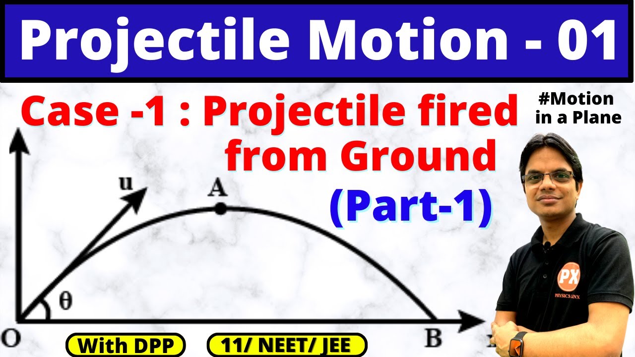 Projectile Motion Class 11 Physics Ch-4 |L-1| Motion in a Plane |Projectile fired from Ground Part-1