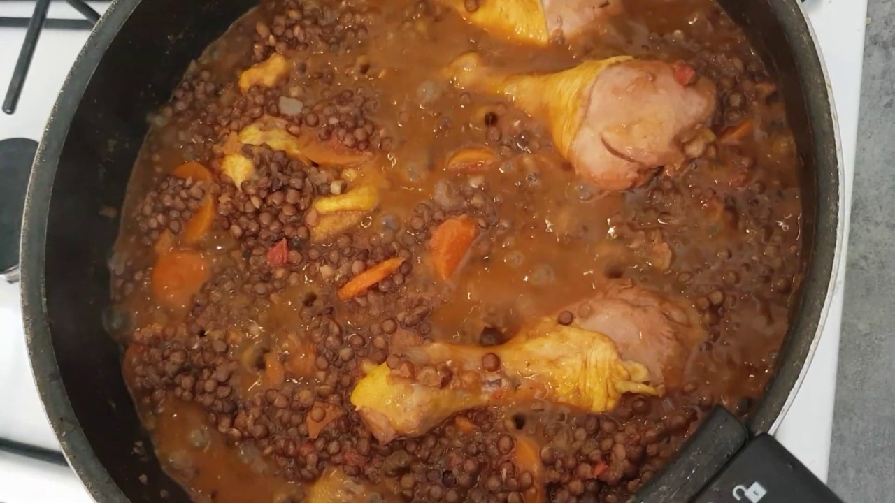 LENTILLE AU POULET TRÈS RAPIDE