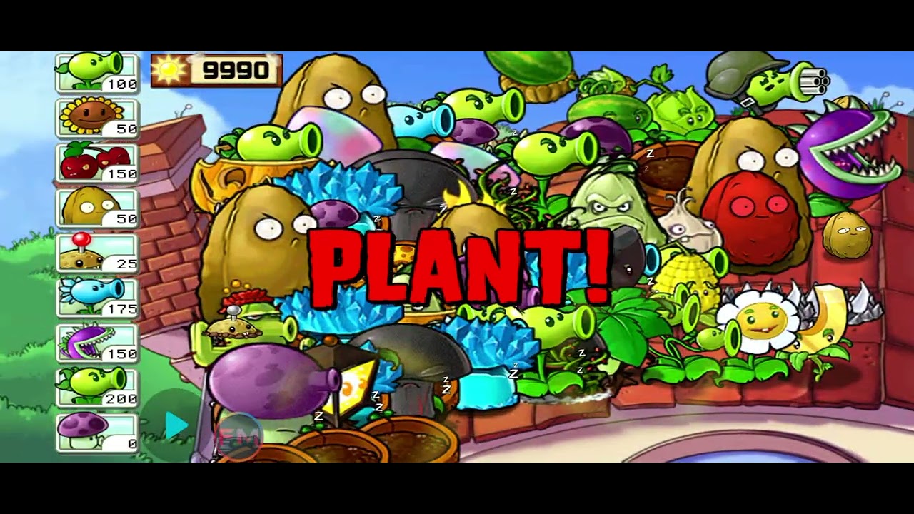 Overpowered Plants Activated 🔥 | Plants vs Zombies | Pvz Mod menu