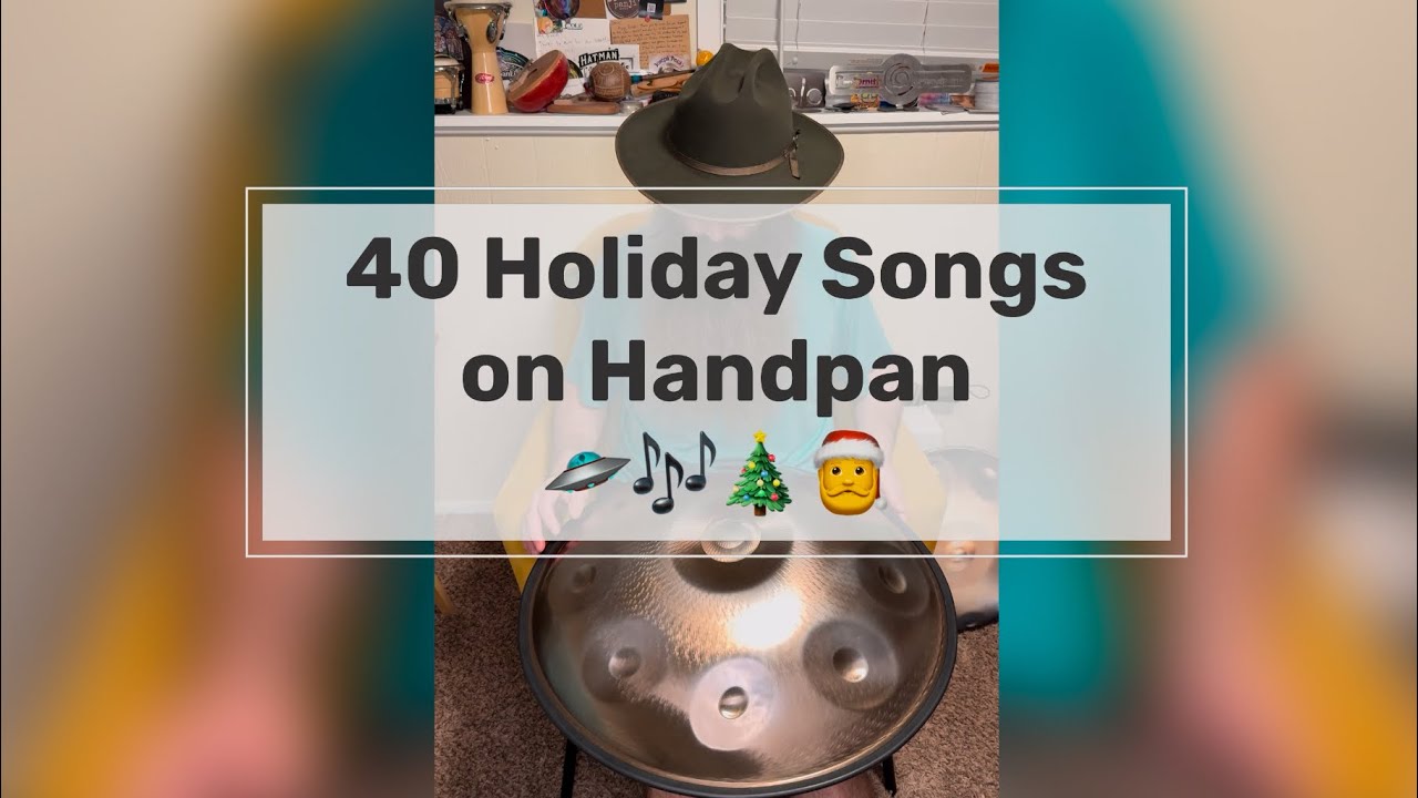 40 Holiday Songs on Handpan 🎄 #Christmas #holiday #handpan #holidaymusic #Christmasmusic #handpandan