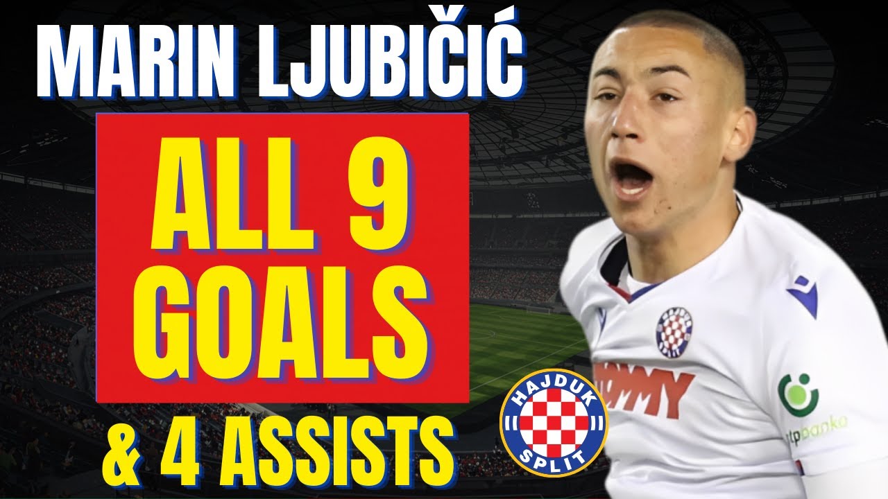 Marin Ljubičić - ALL 9 GOALS & ASSISTS FOR HAJDUK SPLIT | Skills & Highlights