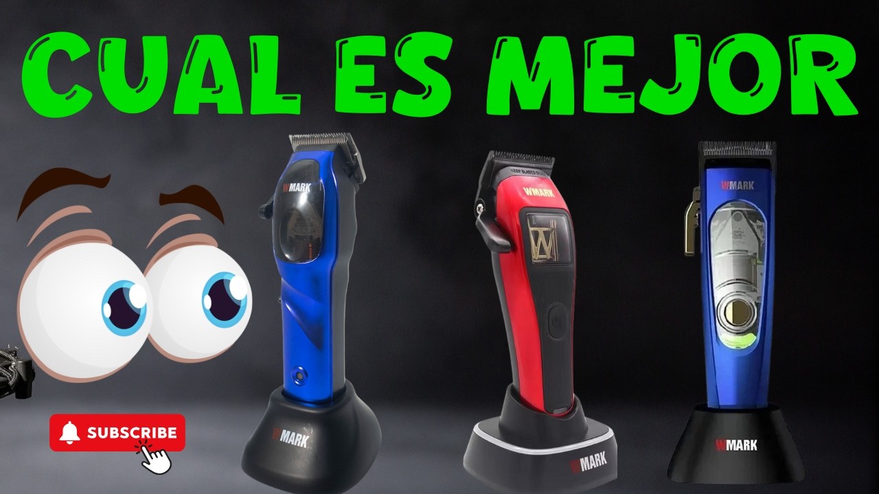 🌟¿Cuál de estas Wmark de 10,000 RPM es ideal para tu barbería? ✂️ Descúbrelo aquí!🌟#templobarber