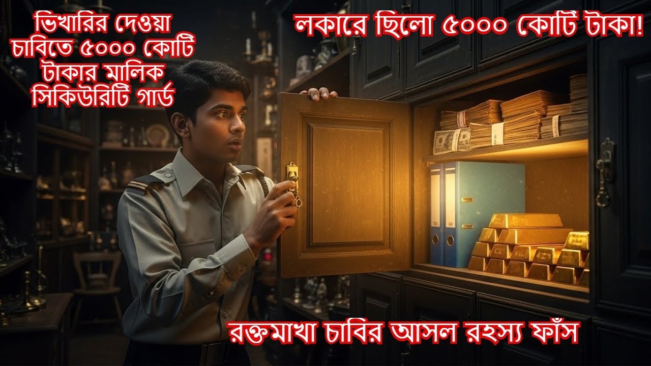 এটিএম গার্ড থেকে ৫০০০ কোটি টাকার মালিক ভিখারির দেওয়া চাবি খুলল ৫০০০ কোটি টাকার লকার #banglagolpo