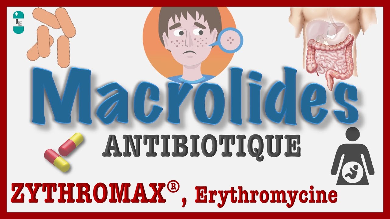 Les Macrolides - TOUT Savoir : Pharmacologie, Antibiotiques, Clarythromycine, ZYTHROMAX