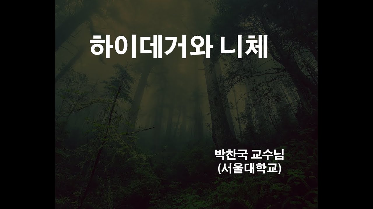 하이데거와 니체 - (서울대 박찬국 교수님) Sample