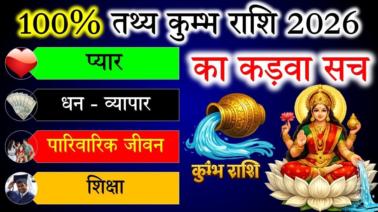 Kumbh rashi 2026 | Kumbh rashifal 2026 | Aquarius sign | Kumbh horoscope 2026 | Health | Property