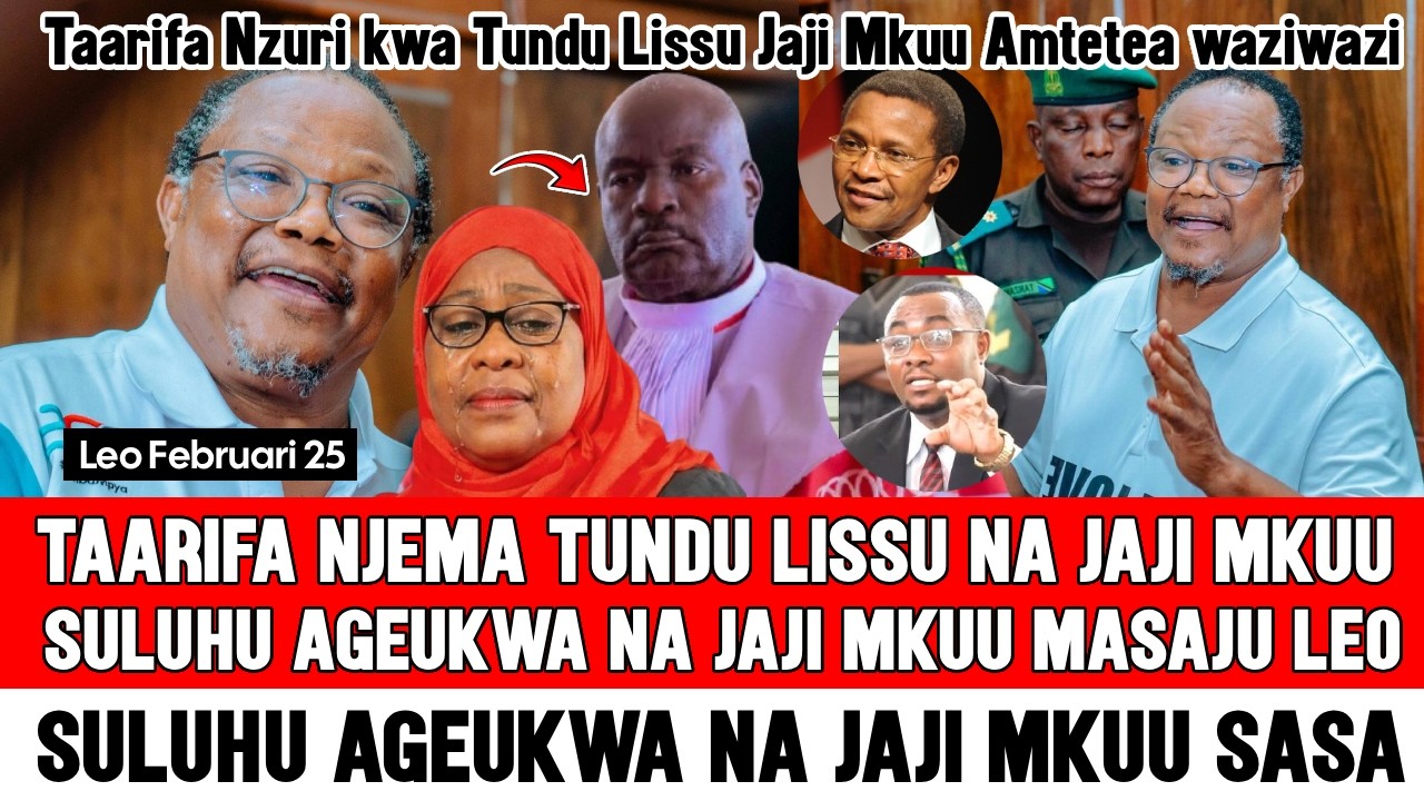 🔴Tundu Lissu Taarifa Njema: Suluhu Ageukwa na Jaji Mkuu Masaju! Amtetea Lissu akataa Uonevu Huu