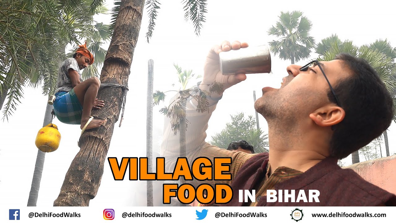 VILLAGE Food in BIHAR- A PERFECT day Cooking, Eating, Drinking, Walking with locals in Vill Parsauna