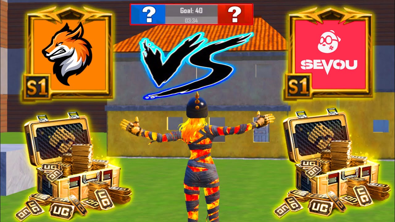 OMG🤯SEVOU CHALLENGED ME IN WOW WITH ALL UPGRADE GUN😱🔥 PUBG MOBILE