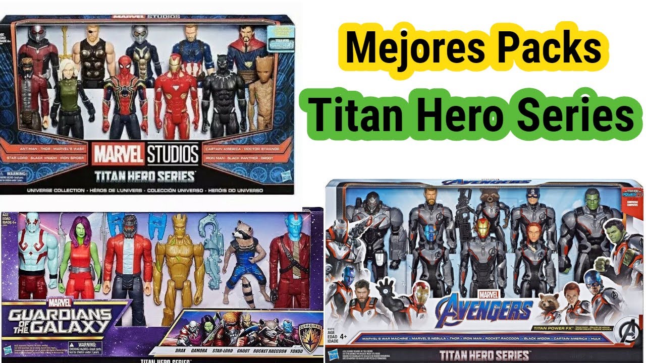 Los Mejores Packs De Figuras Titan Hero Series