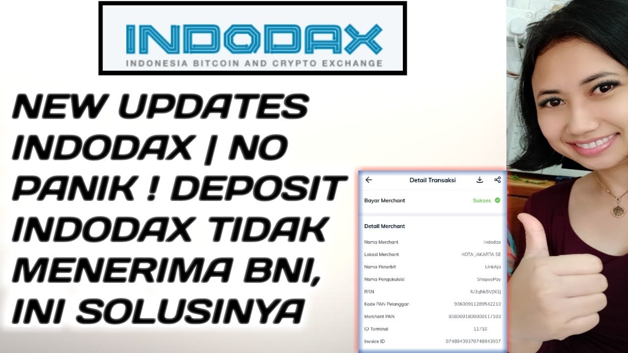 NEW UPDATES INDODAX | NO PANIK ! DEPOSIT INDODAX TIDAK MENERIMA BNI, INI SOLUSINYA