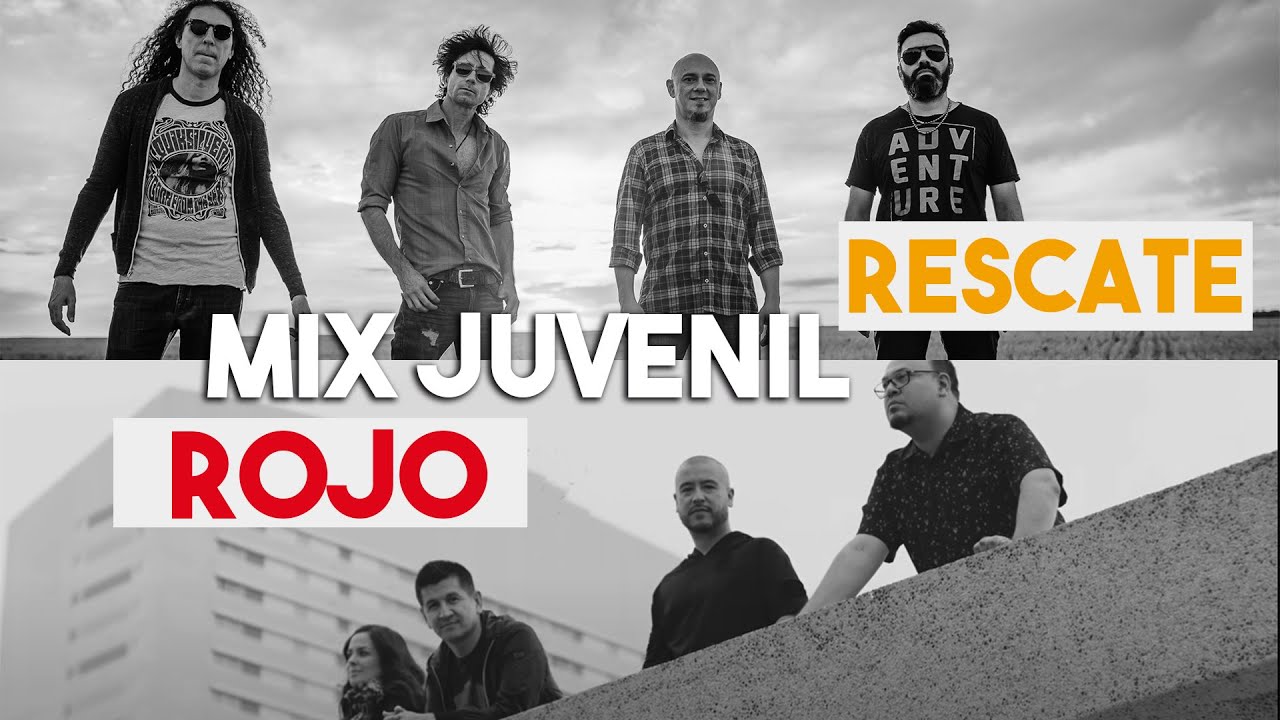MIX RESCATE & ROJO/ MÚSICA QUE BENDICE TU VIDA/ MÚSICA CRISTIANA QUE ÁNIMA EL CORAZÓN.