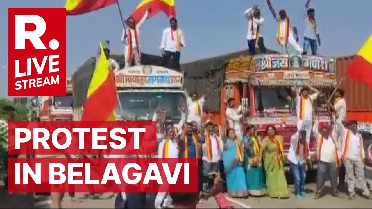 Pro-Kannada Activists Protest In Belagavi Over Maharashtra-Karnataka Border Dispute | LIVE