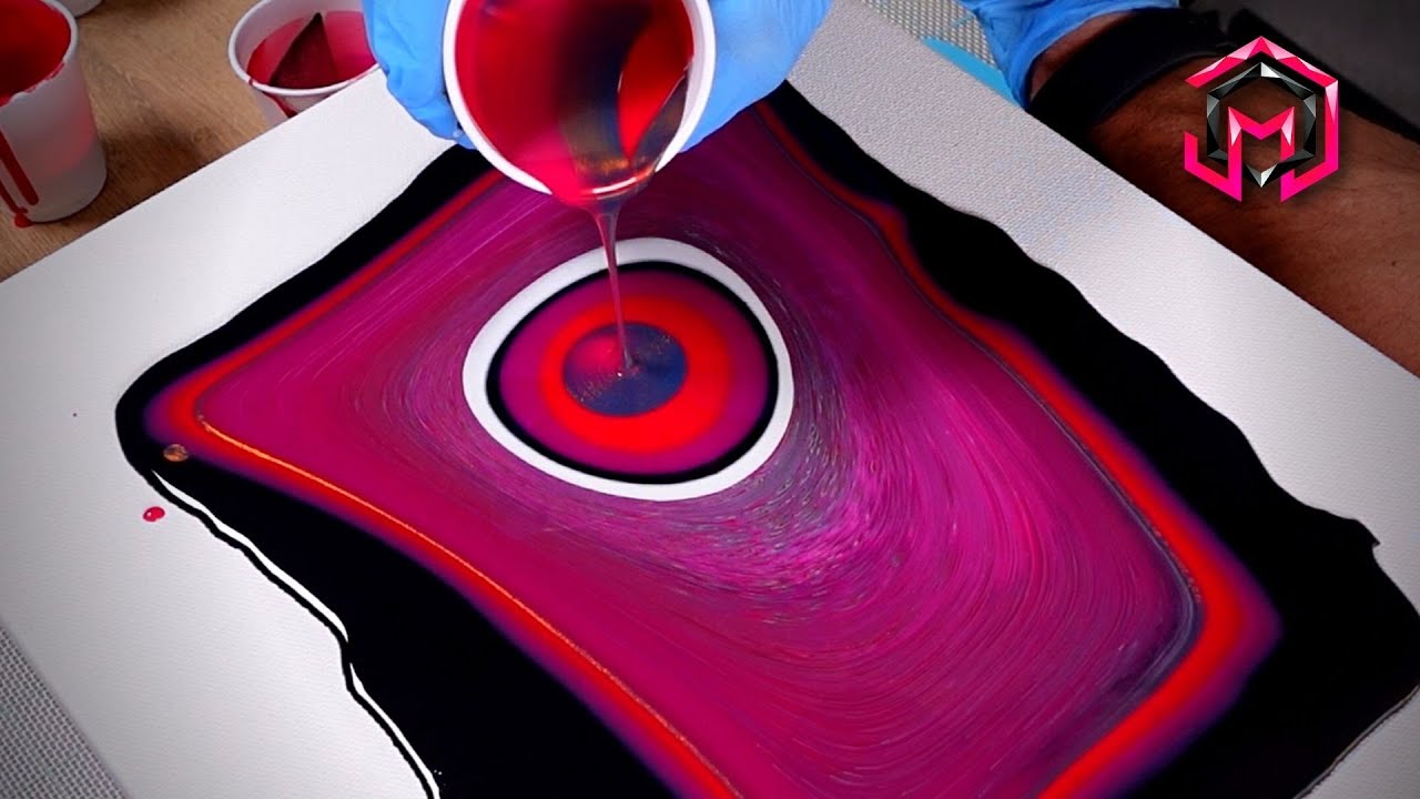 UNBELIEVABLE 3D Acrylic Pouring - Next Level Geode Acrylic Pour
