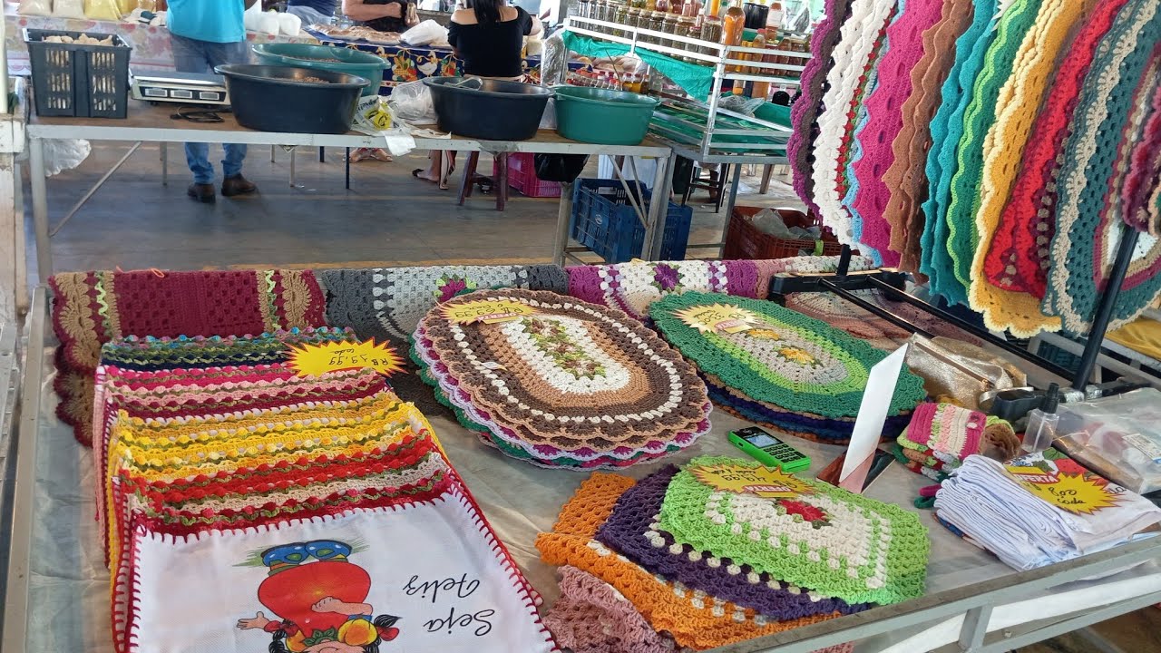 🚨 Expondo meu crochê em uma feira alimentícia/ vem conferir como foi nesse domingo #feira 