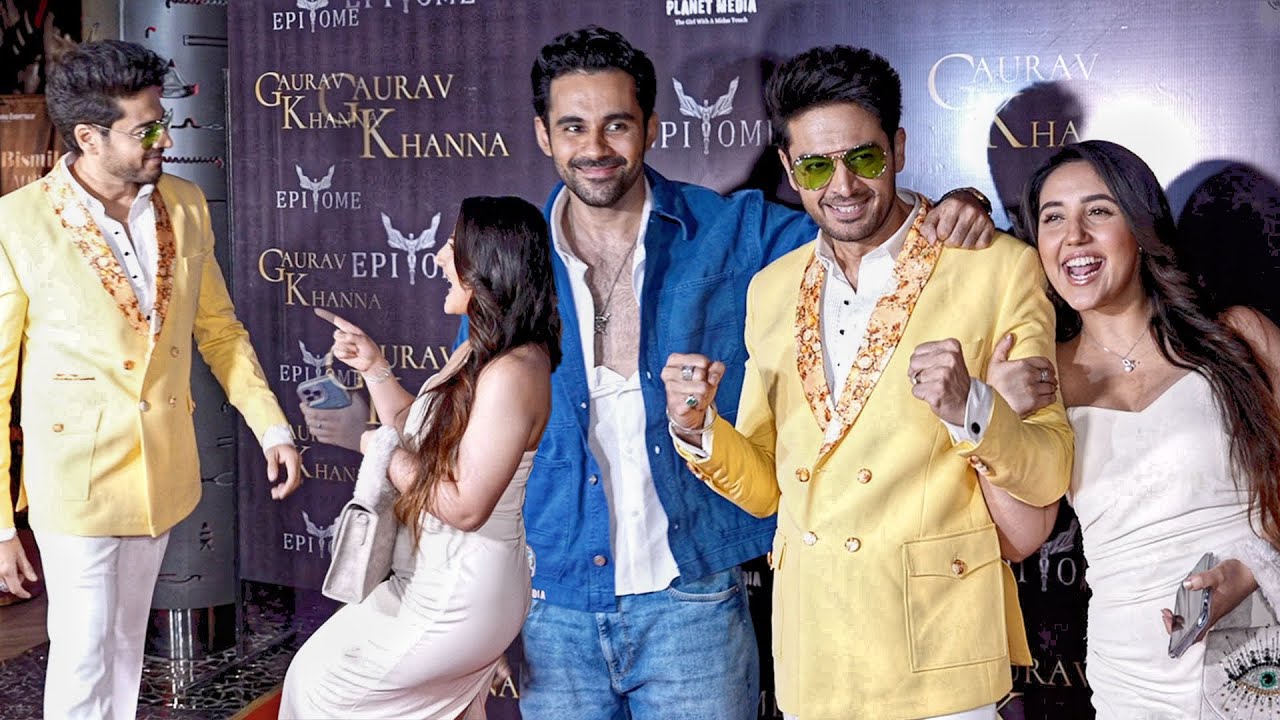 Ashnoor Kaur and Abhishek Bajaj At Gaurav Khanna Birthday Party 