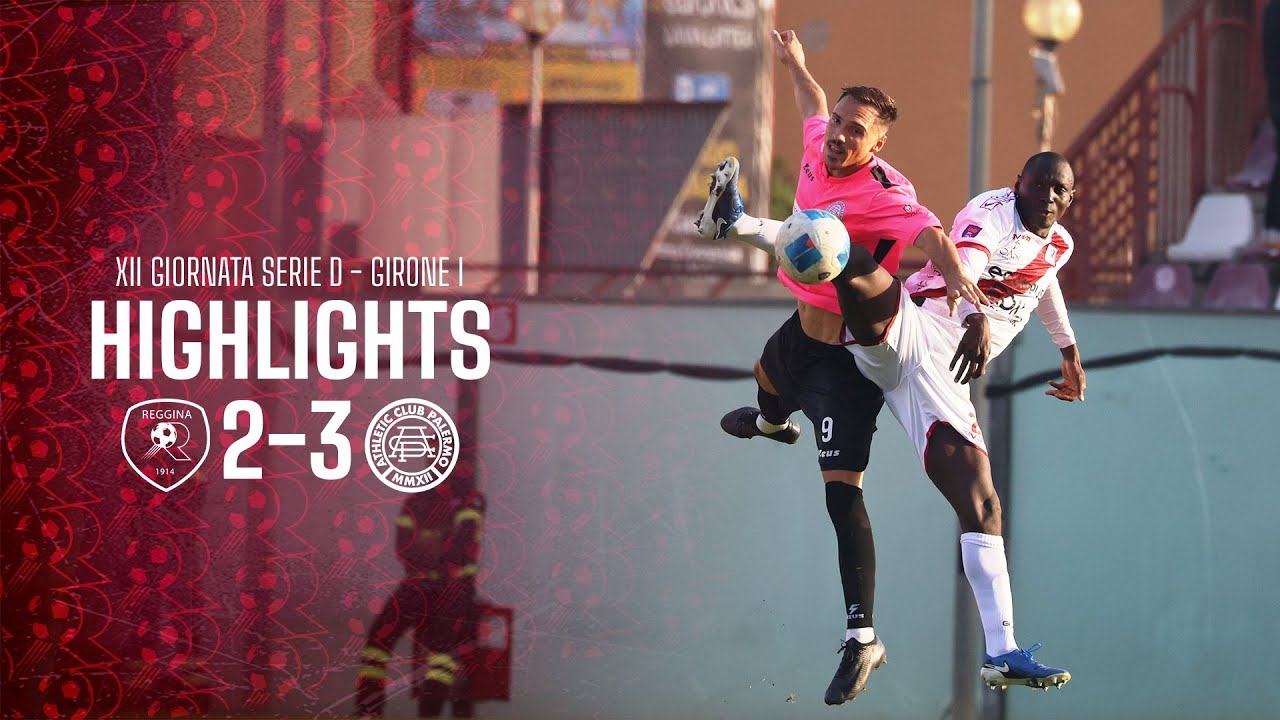 Serie D gir. I: 12ª giornata: Reggina-Athletic Palermo 2-3 HL