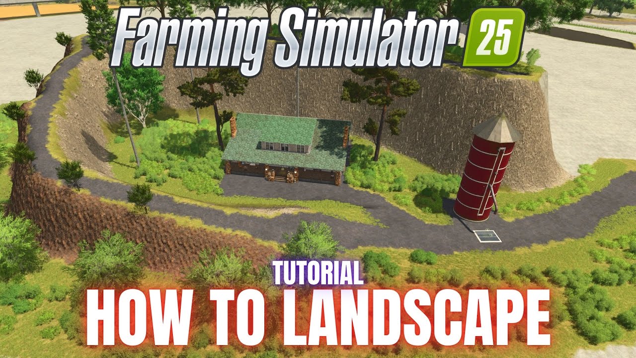 ИСПОЛЬЗОВАНИЕ ИНСТРУМЕНТА «ЛАНДШАФТ» — Farming Simulator 25