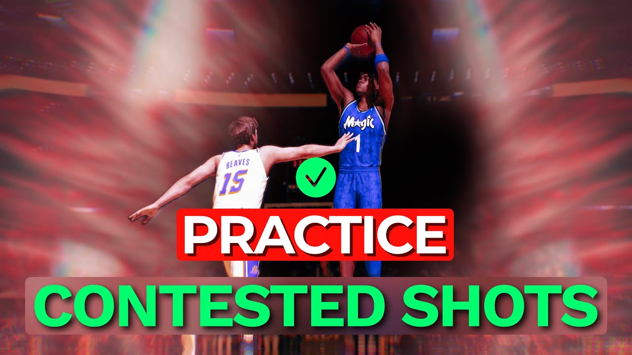How To Practice Shooting Contested Shots In NBA2K24