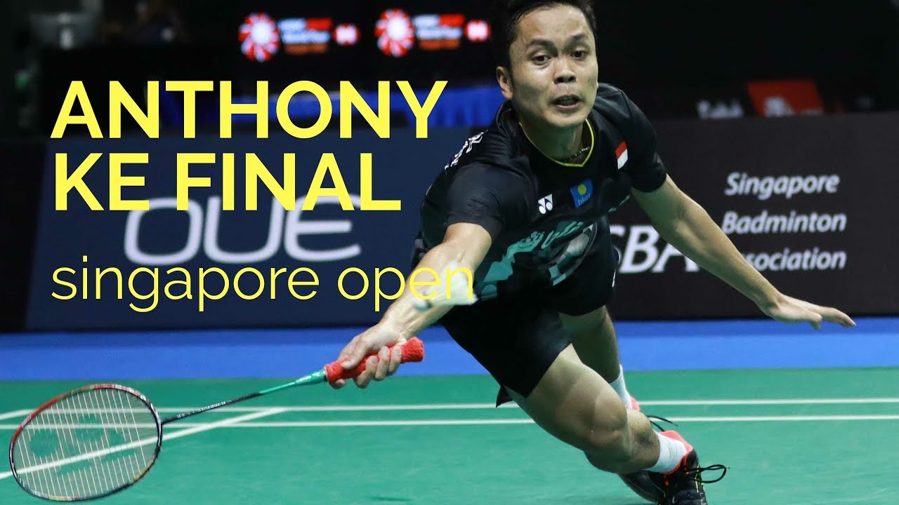Hasil Semifinal Singapore Open 2019 l Anthony Ginting ke Final