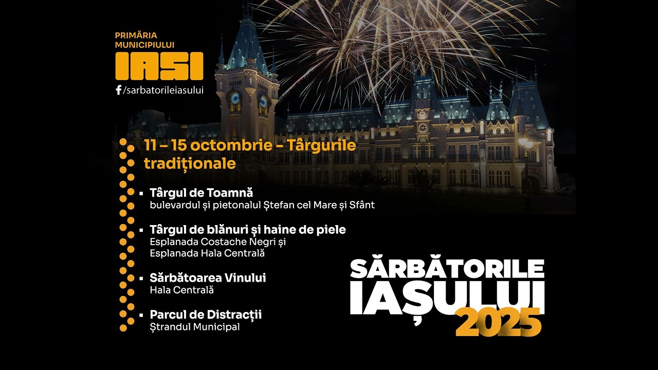 Video program Sarbatorile Iasului 2025