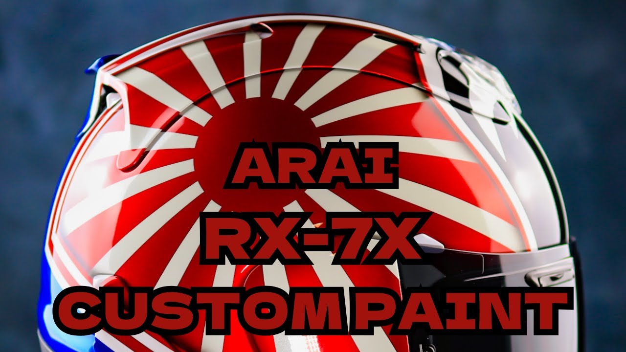 Arai RX-7X custom paint