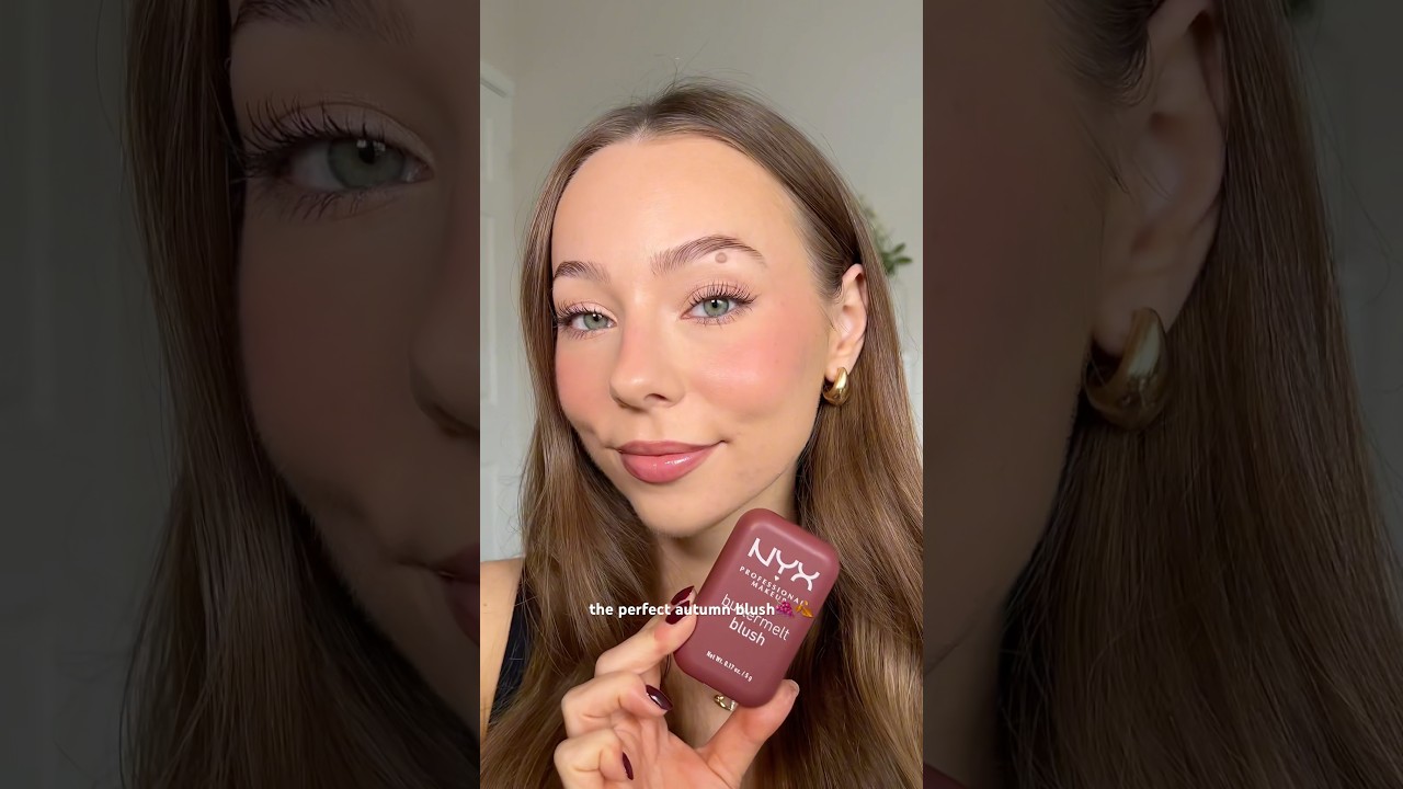 NYX cosmetics buttermelt blush in &lsquo;back and butta&rsquo;🍇🍂 #blush #makeup
