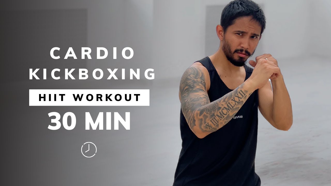 30 Min Cardio Workout - Kickboxing Muay Thai Inspired🥊 (Standing Only, No Equipment)