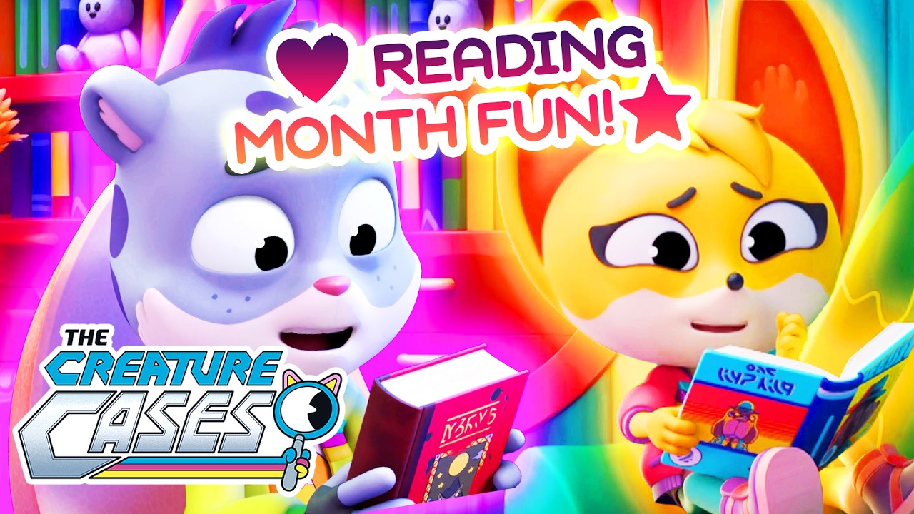 @CreatureCases - 📚✨Reading Month Adventures with Kit & Sam! 🦊🐾 | 20 Mins+ of Fun & Learning 💖🌈📖✨
