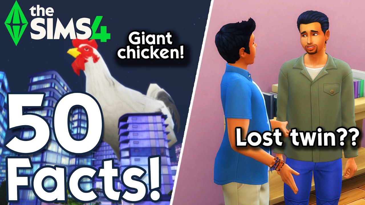 The Sims 4: 50 ИНТЕРЕСНЫХ ФАКТОВ, КОТОРЫЕ ВЫ МОГЛИ НЕ ЗНАТЬ!