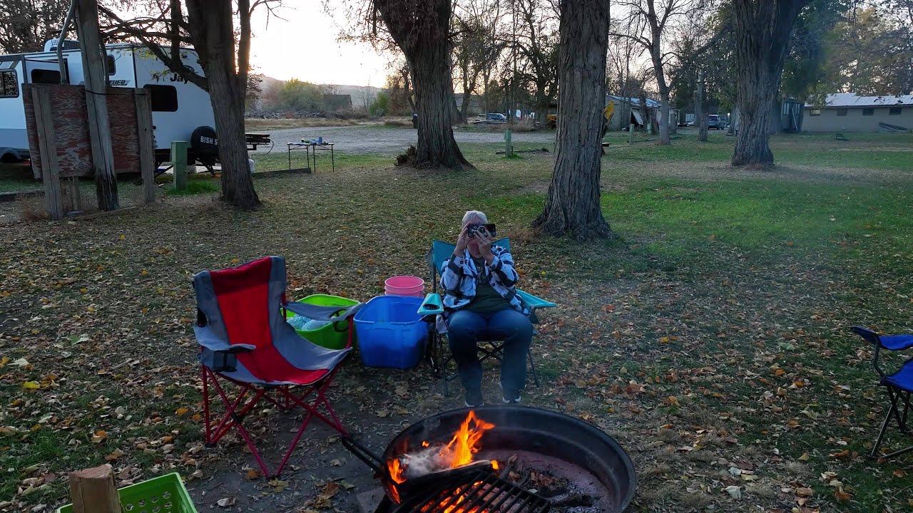 all around the campfire
