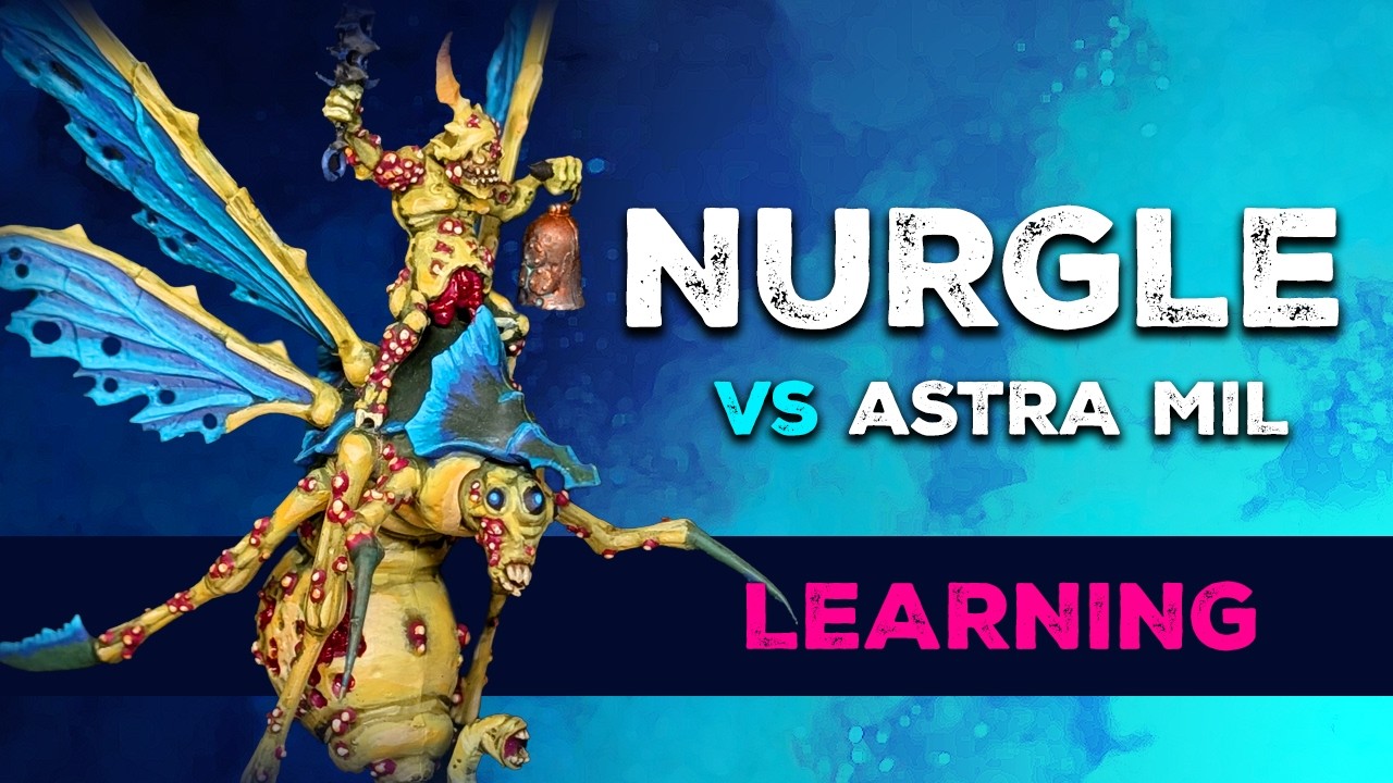 NURGLE DAEMONS VS ASTRA MILITARUM | WARHAMMER 40K BATTLE REPORT