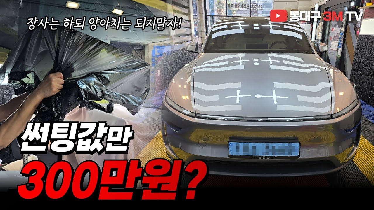 자동차썬팅 잘못해서 썬팅값만 300만원!ㅜㅜ  