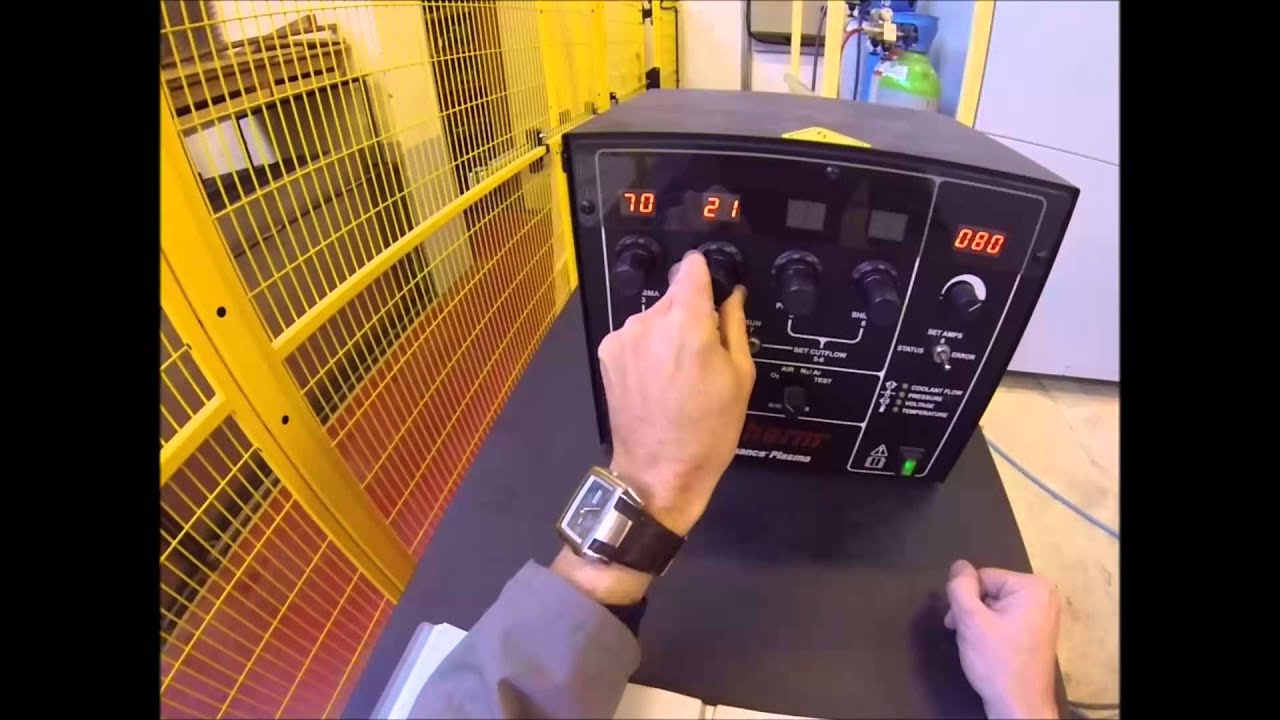 Plasma HD ERMAKSAN Réglage gaz et tension d'arc