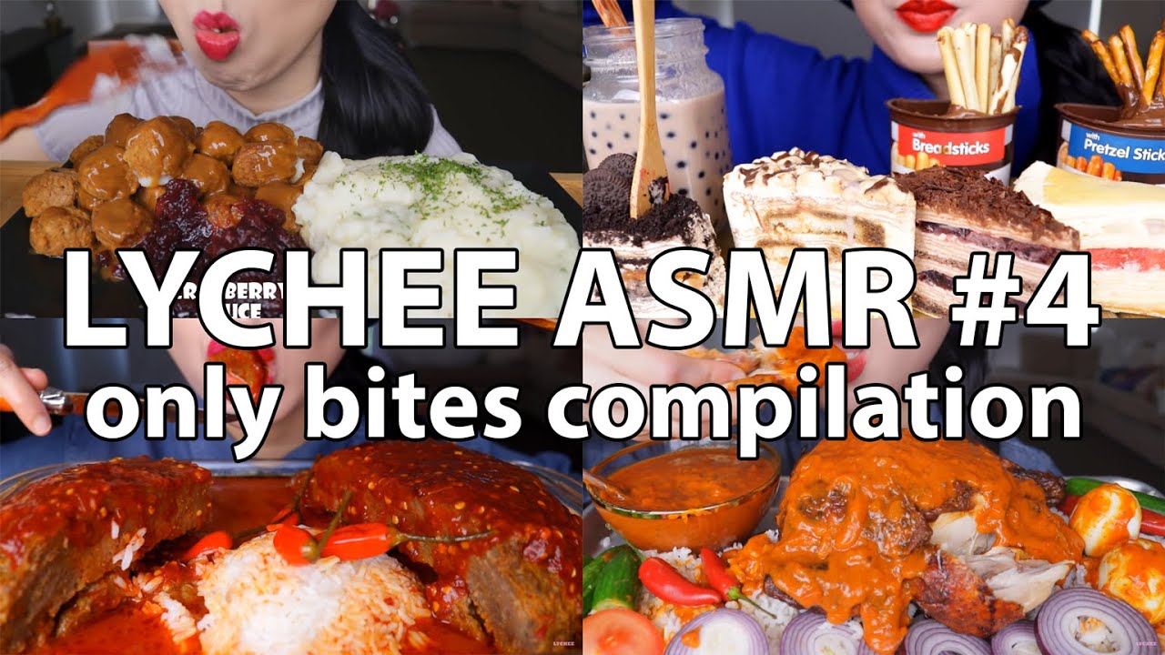 LYCHEE ASMR COMPILATION #4 *ONLY BITES*