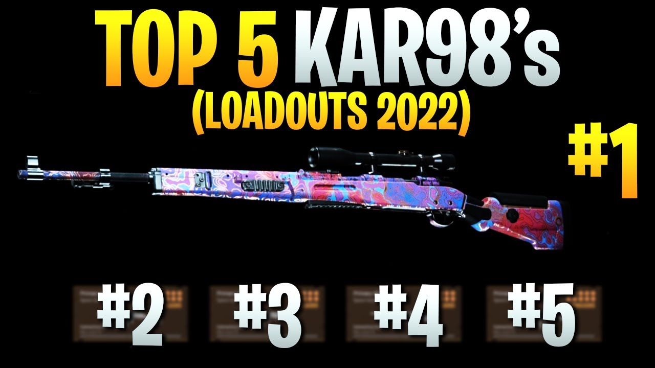* BROKEN * KAR98k LOADOUTS in 2022 WARZONE 😱 Quickscope & Long Range