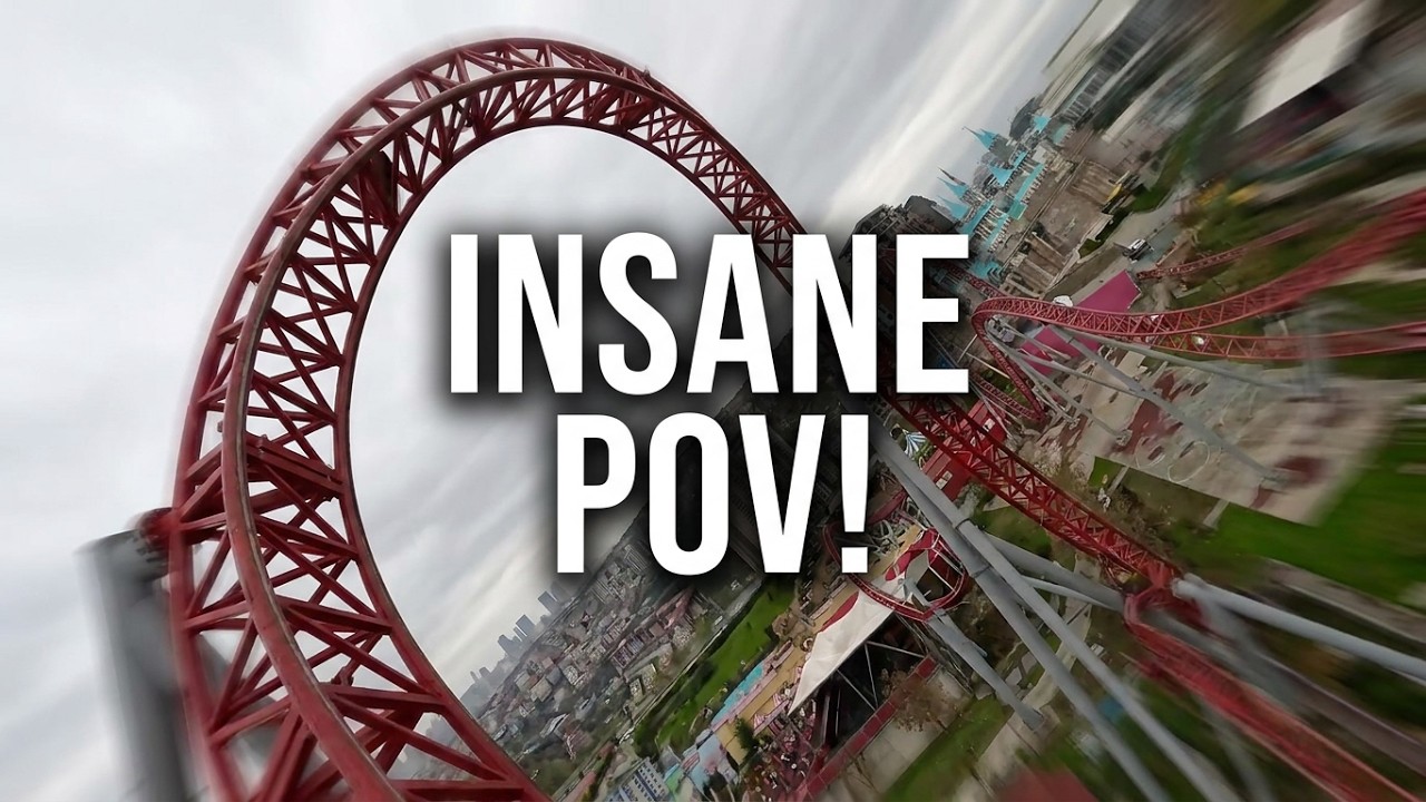 Nefeskesen Rollercoaster 4K (POV) | Vialand Istanbul