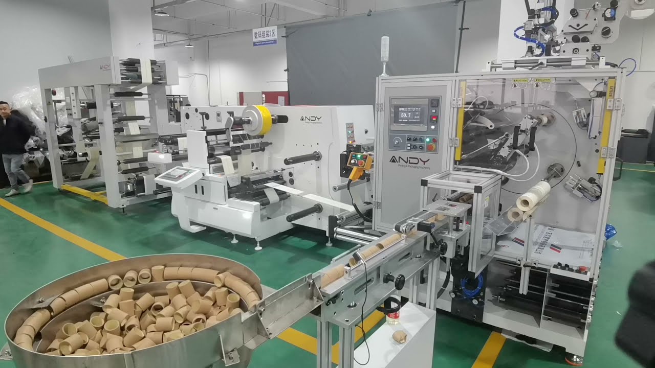 Andy Machinery Non Stop Label Finishing Solution