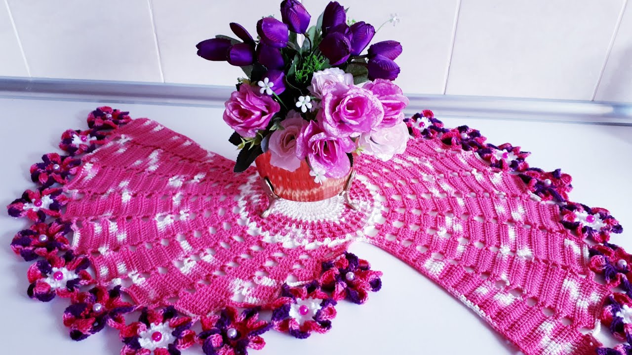 Crochet Art Tutorial Lucy Table Runner