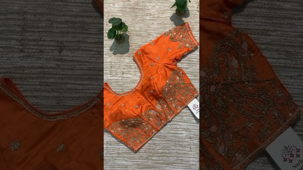 ✨Designer  Handcrafted Blouse ✨ 📞Contact : +91 91432 79405 | +91 9804462075