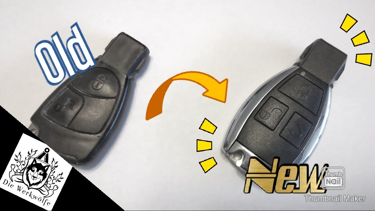 OkeyTech 2 Tasten / 3 Tasten Mercedes Benz key update manual