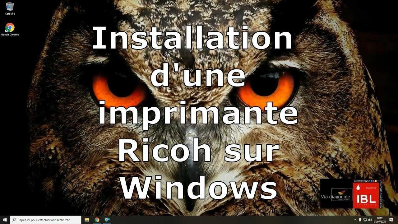 2.1) Installation Imprimante Ricoh sur Windows