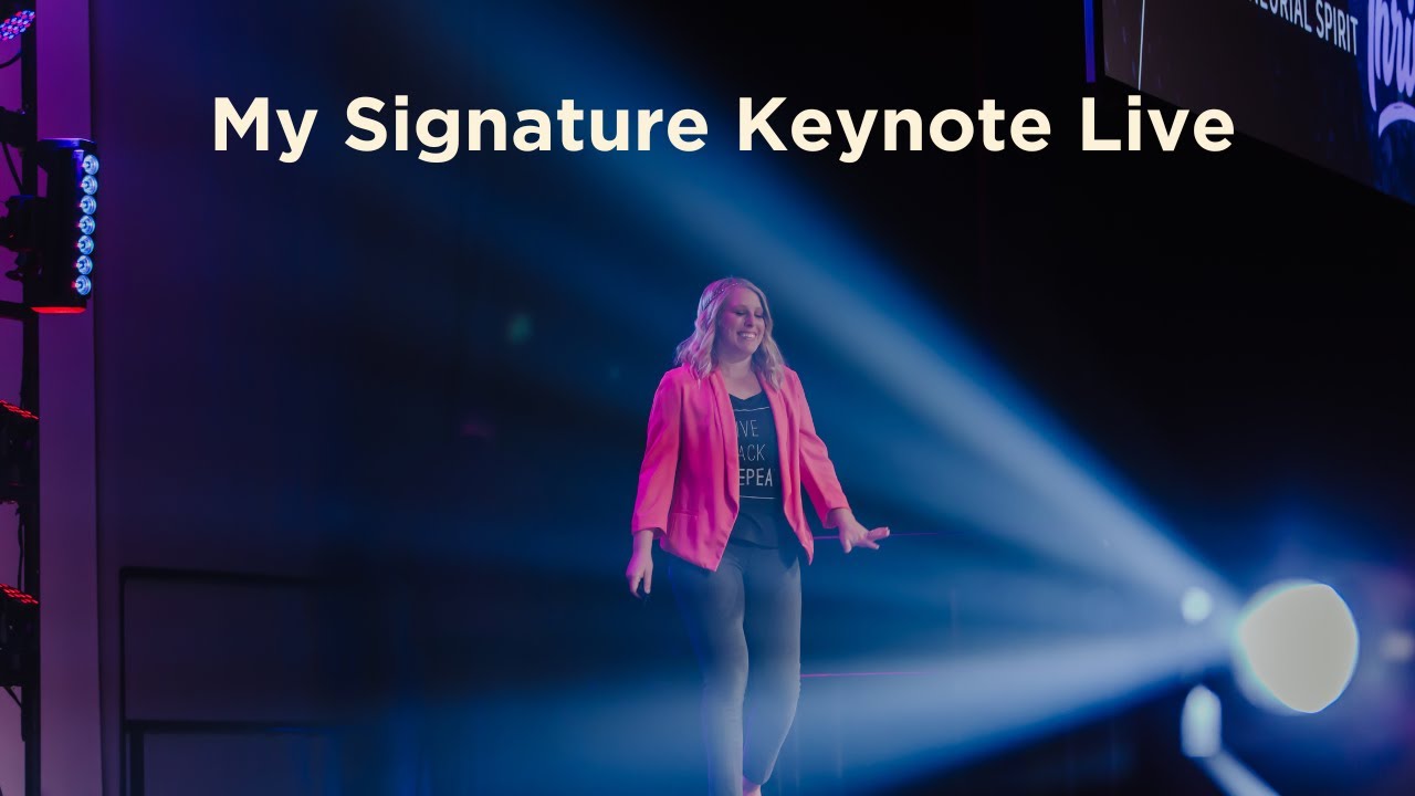My Signature Keynote Live: Innovation and Motivation That Lasts