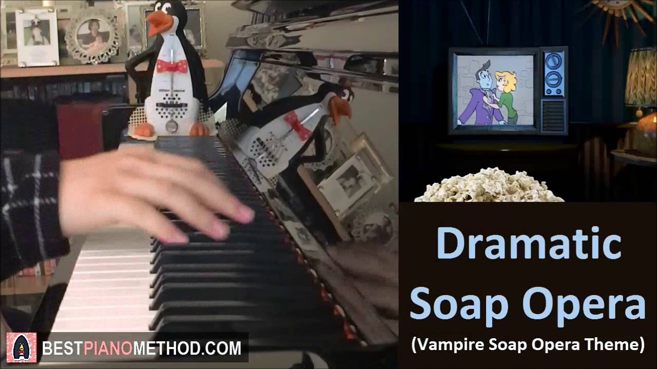 FNAF Sister Location OST: Dramatic Soap Opera [Vampire TV Theme] (Piano Cover by Amosdoll)