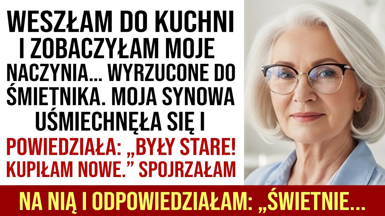 Moja Synowa Wyrzuciła Moje Talerze, Mówiąc: ‘Są Brudne!’ To, Co Zrobiłam, Uciszyło Ją.