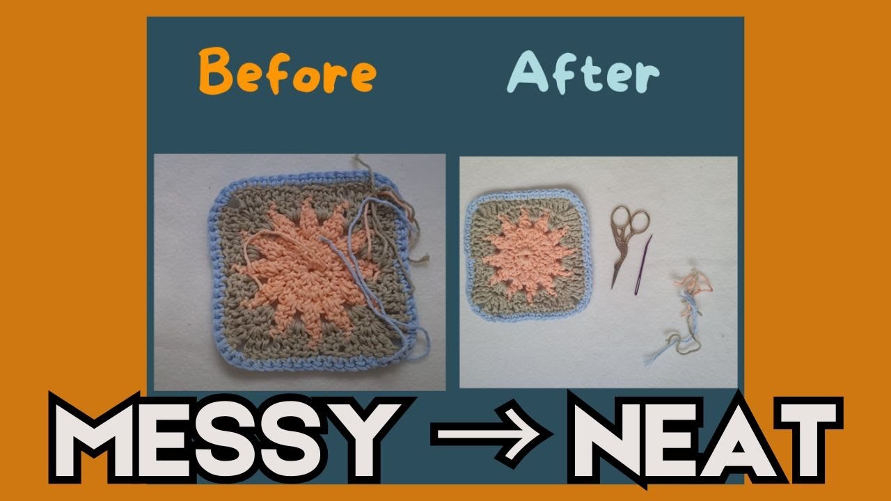 Аккуратно заправьте концы нитей крючком | 3 простых способа, которые пригодятся начинающим